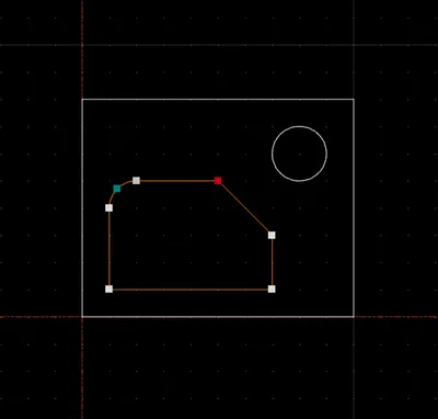 Contour intérieur avec un point de départ inapproprié