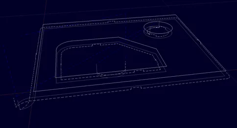 L'effet des onglets montré dans la simulation 3D