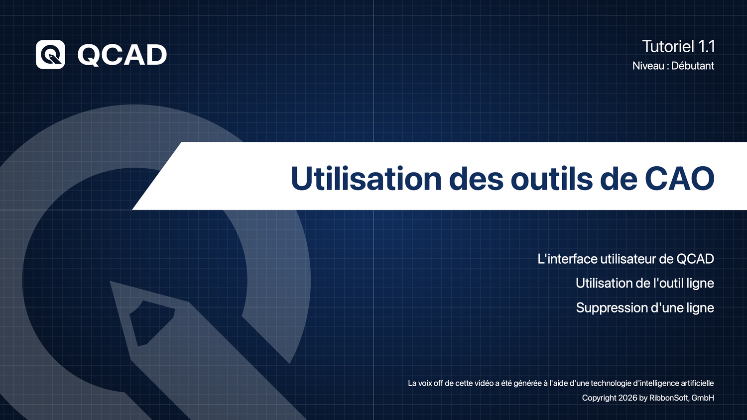 1.1 Utilisation des outils de CAO
