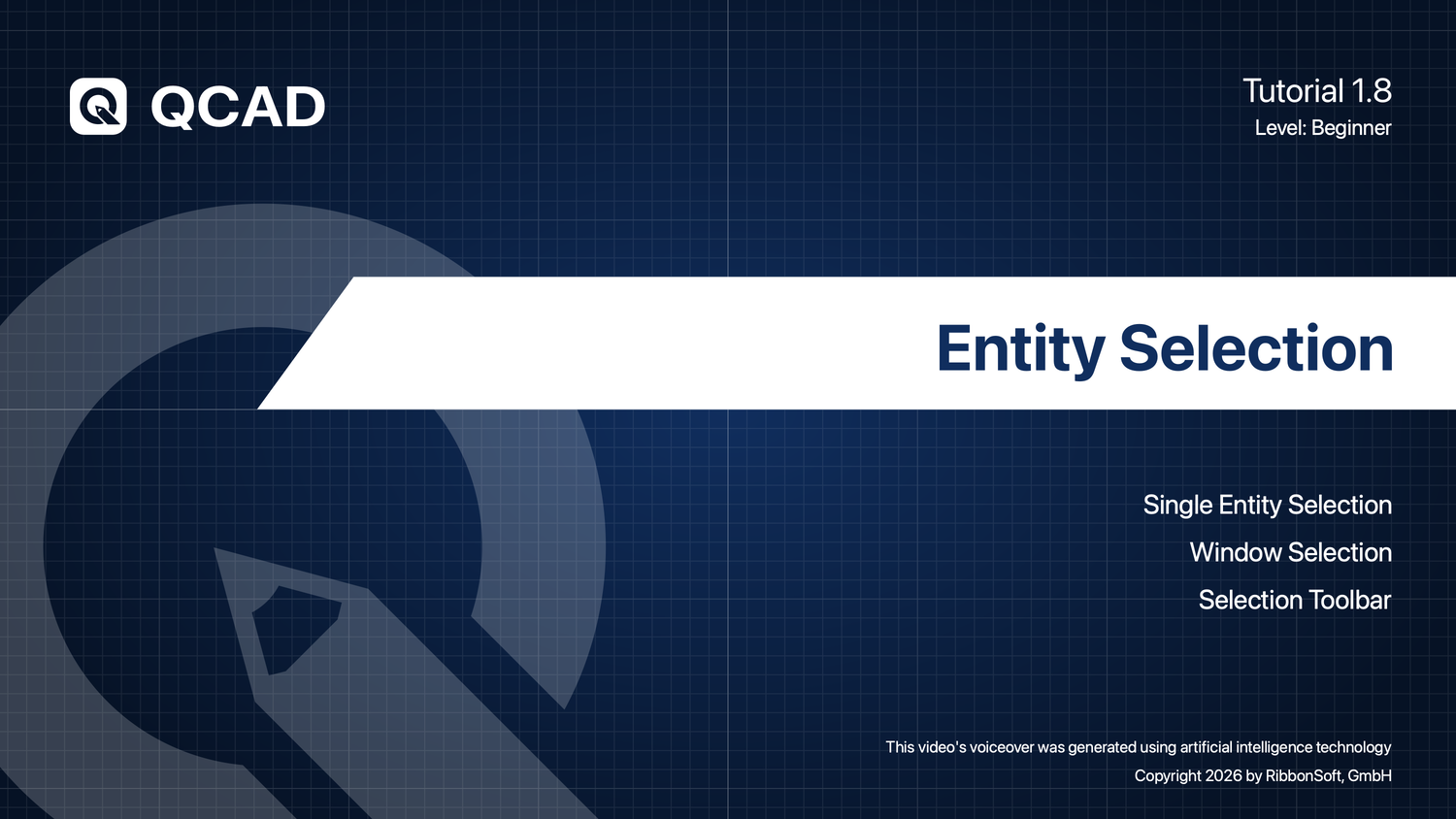 1.8 Entity Selection