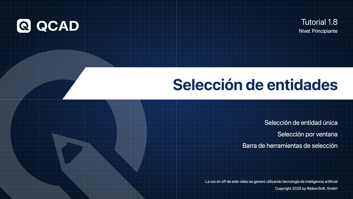 1.8 Selección de entidades