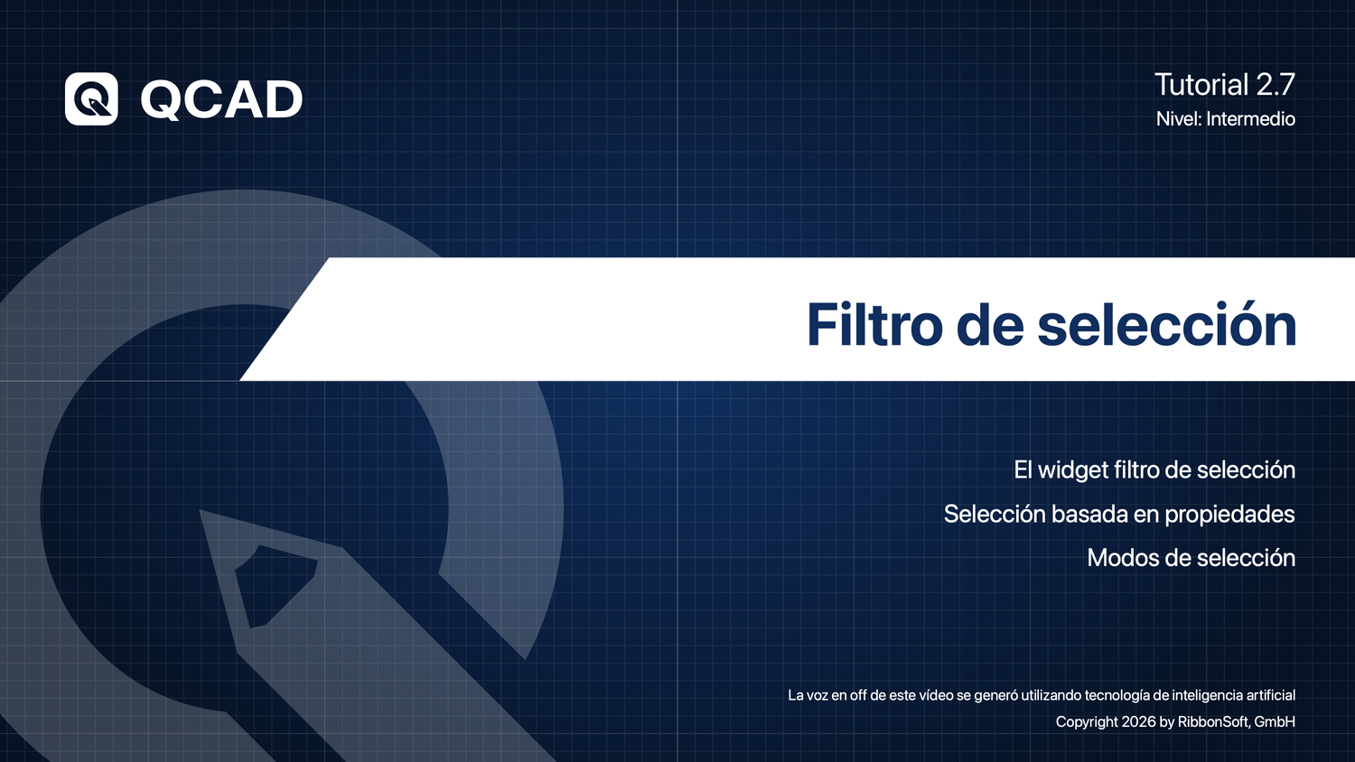 2.7 Filtro de selección
