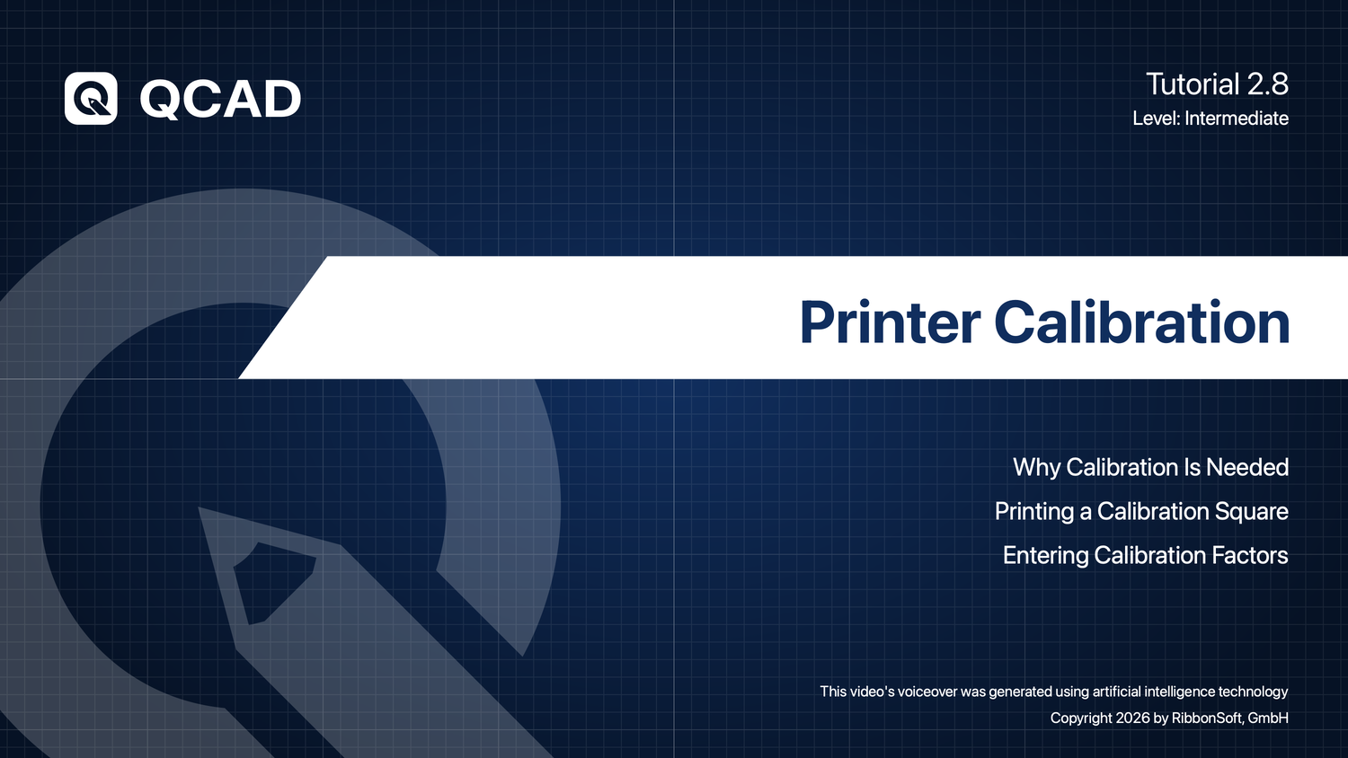 2.8 Printer Calibration