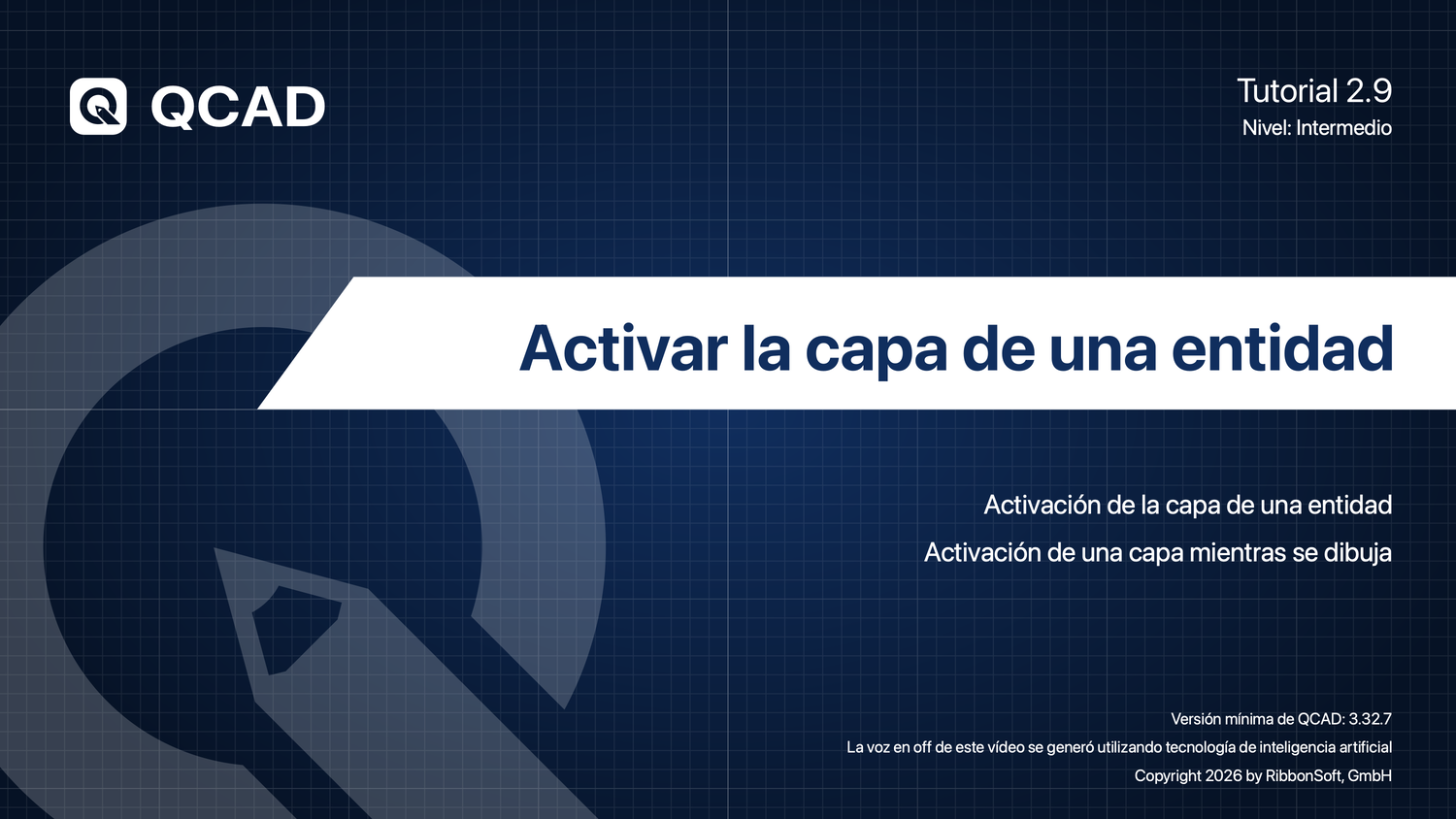 2.9 Activar la capa de una entidad