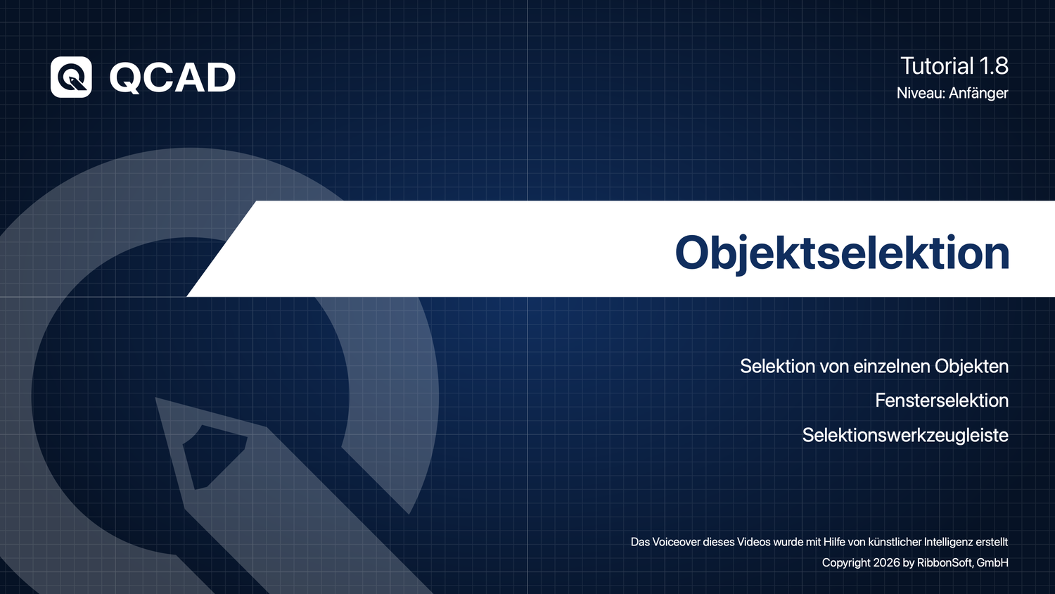 1.8 Objektselektion